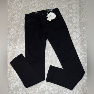 NWT Adriano Goldschmied AG Black Legging Ankle Jeans